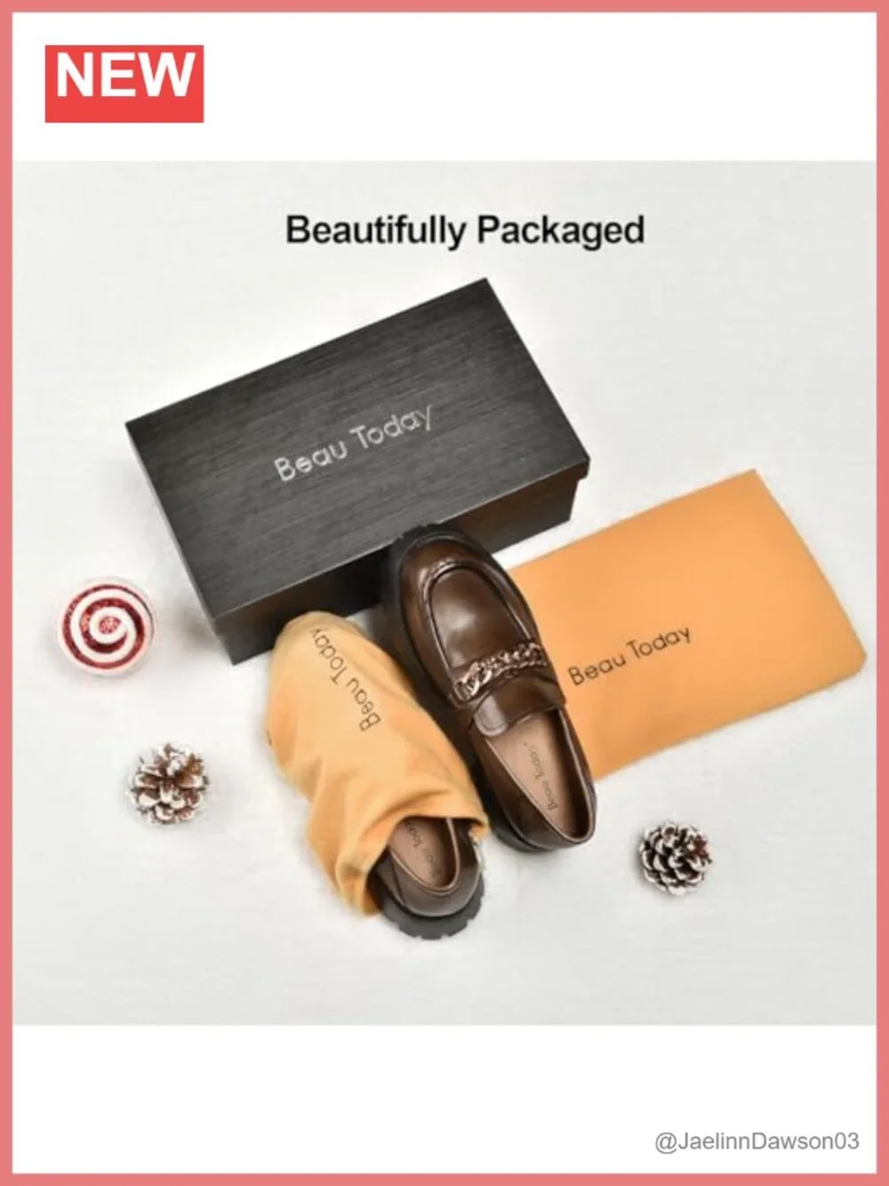 Chunky Loafers for Women Platform Lug Sole Slip-on Leather Shoes